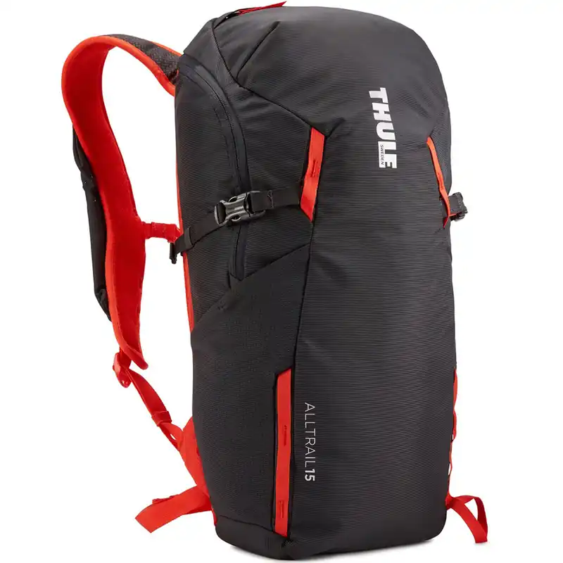 THULE AllTrail 15 Wanderrucksack Obsidian/Roarange-