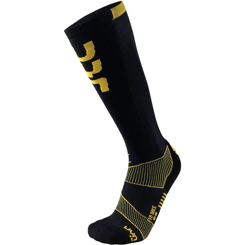 UYN Ski Evo Race Skisocken Black/Yellow-
