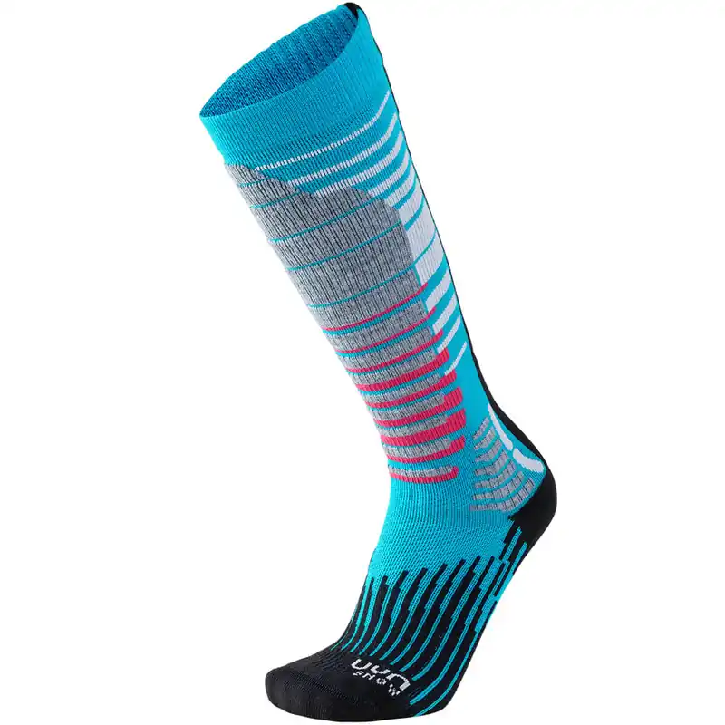 UYN Ski Snowboardsocken Turquoise/Black-