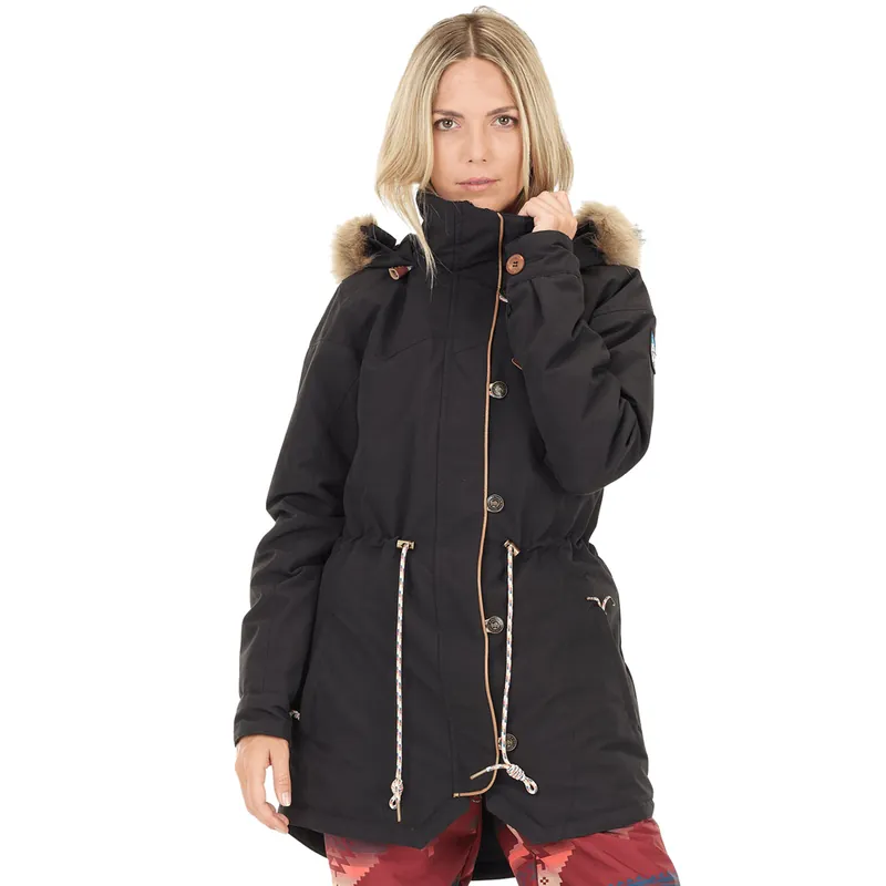 Picture Katniss Snowboardjacke Black-9