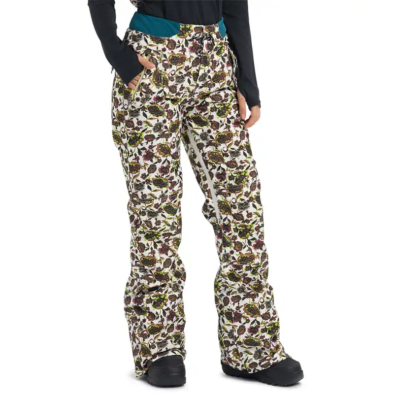 Burton Loyle Snowboardhose Whit Floral- XS