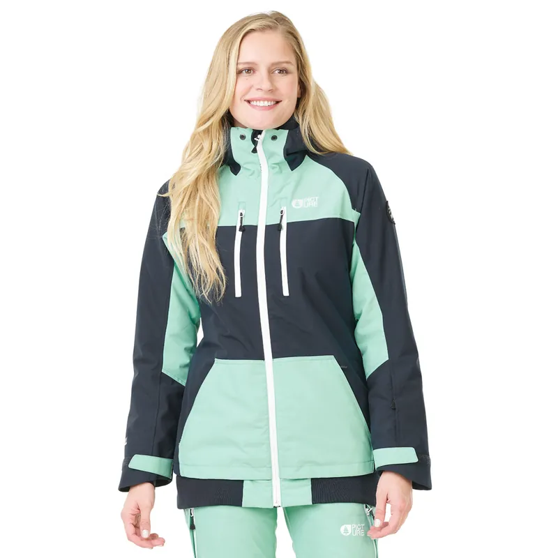 Picture Lander Print Skijacke Mint Green-9
