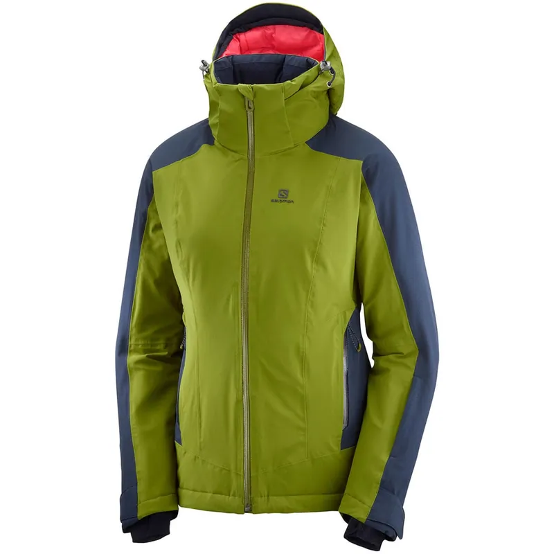 Salomon Brilliant Wintersportjacke Avocado/Night Sky- S