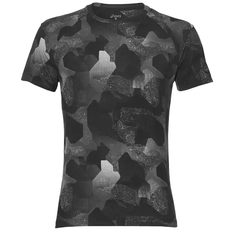 asics fuzeX Tee Shirt Camo Geo/Performance Black-