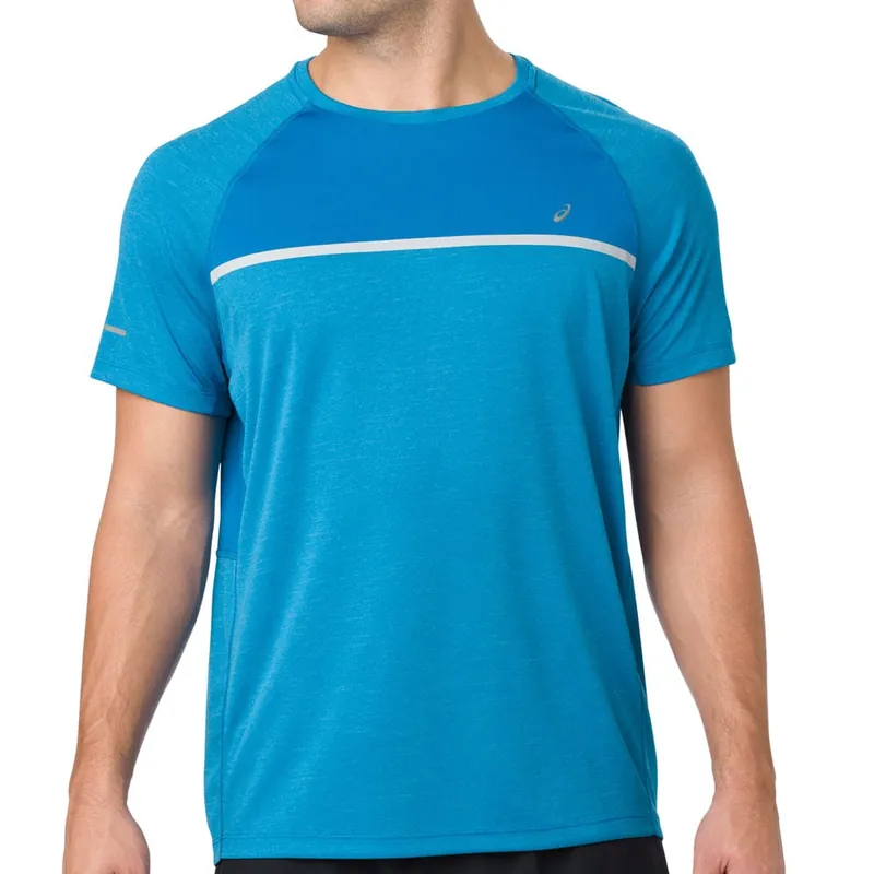 asics Shortsleeve Top Trainingsshirt Race Blue-