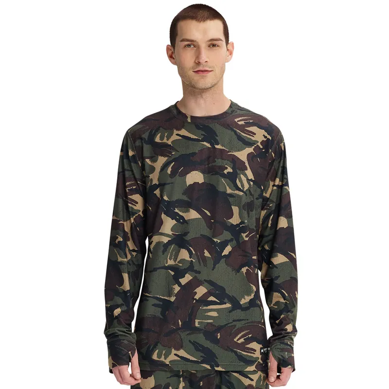 Burton Midweight crew Langarmshirt Seersucker Camo- S
