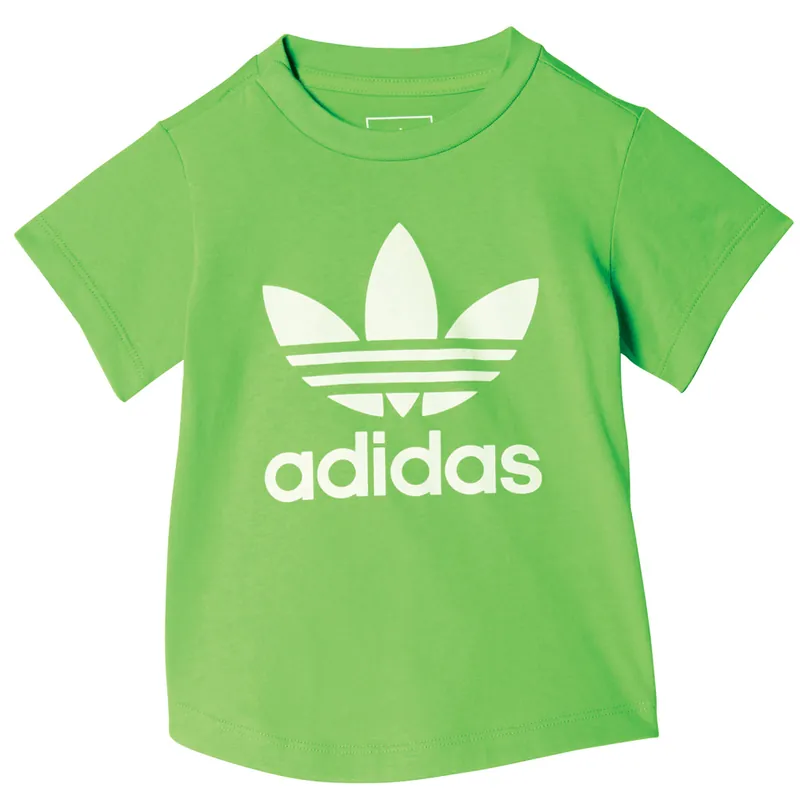 adidas Originals Trefoil Tee Shirt Semi Solar Green-9
