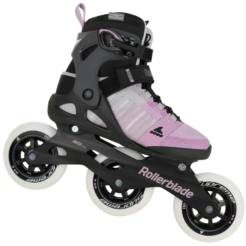 Rollerblade Macroblade 110 3WD Inlineskates Grey/Pink- 35 - Nur noch 1 auf Lager
