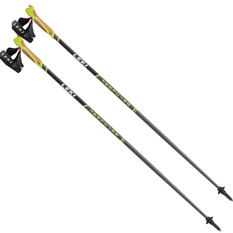 Leki Response Nordic-Walking-Stöcke Anthracite/Black/White/Green-