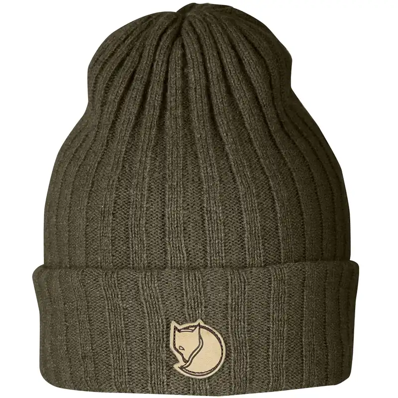 Fjällräven Byron Hat Strickbeanie Dark Olive-