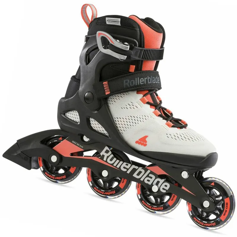 Rollerblade Macroblade 80 Inline Skates Glacier Grey/Coral- 36.5 - Nur noch 1 auf Lager