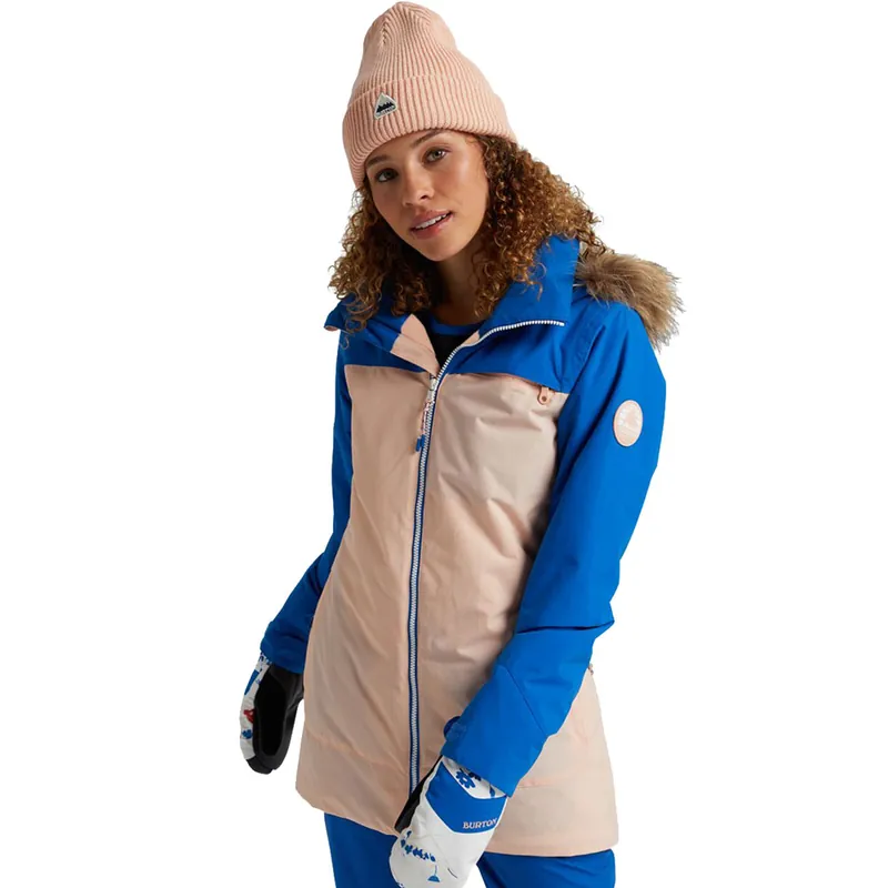 Burton Lelah Snowboardjacke Lapis Blue/Peach Melba- S