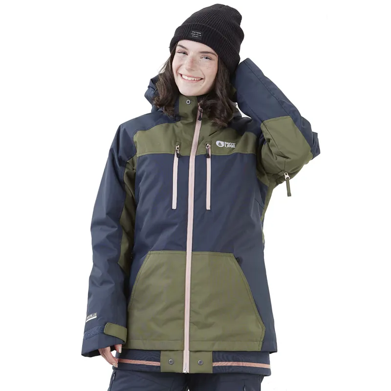 Picture Lander Snowboardjacke Army Green-9
