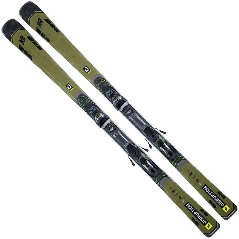 K2 Disruption 78 Ti Alpin-Skier Black/Yellow-