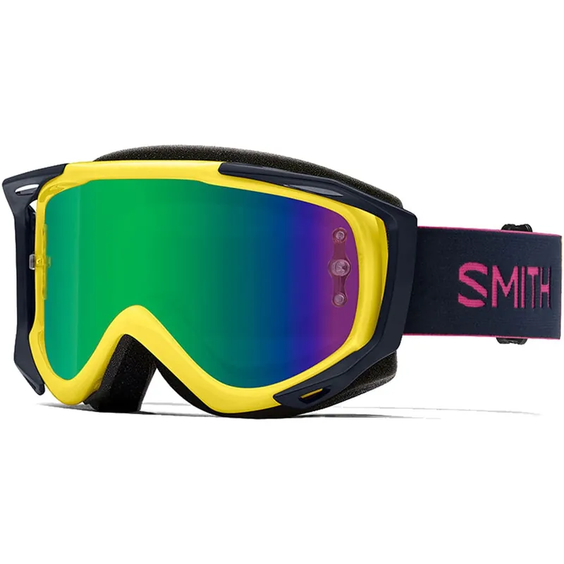 Smith Fuel V2 M00831-368-991Y Citron Indigo/Green Mirror + Clear-