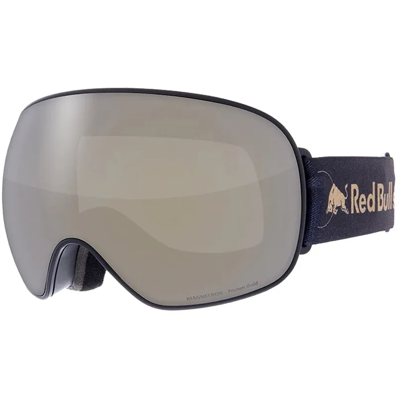 Red Bull SPECT Eyewear Magnetron Skigoggle Black/Frozen Gold-Smoke + Cloudy Snow-