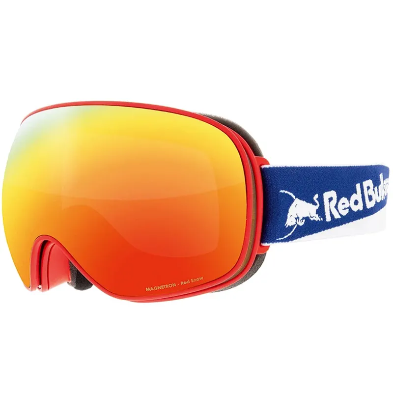 Red Bull SPECT Eyewear Magnetron Skibrille Red/Red Snow-Brown + Cloudy Snow-