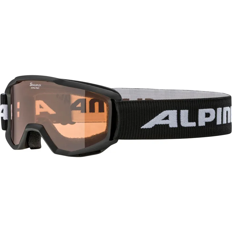 Alpina Piney Skibrille Black/Orange-