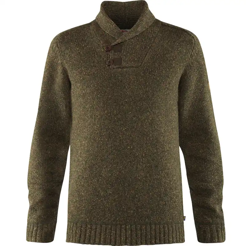 Fjällräven Lada Wollpullover Dark Olive- S