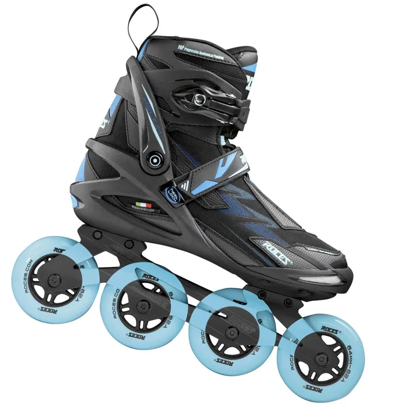Roces Helium TIF Fitness-Skates Black/Azure- 36