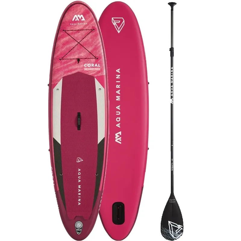 Aqua Marina Coral Set 10'2'' I-SUP Pink-