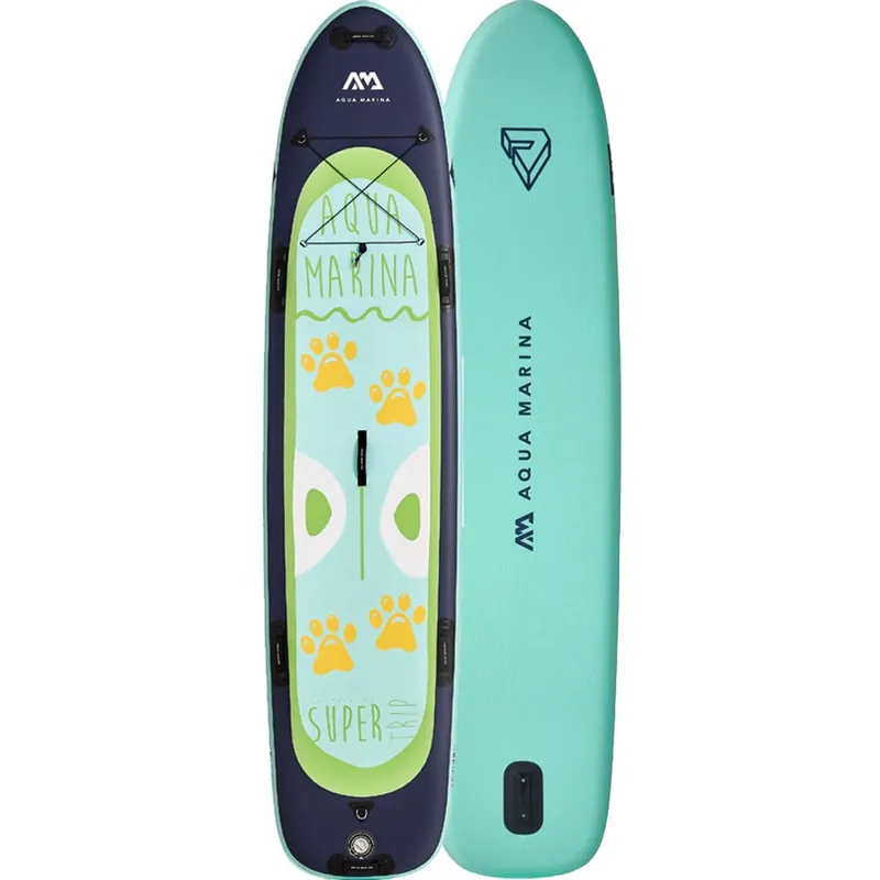Aqua Marina Super Trip Family 12'2'' Stand Up Paddle Super Board Turquoise/Navy-