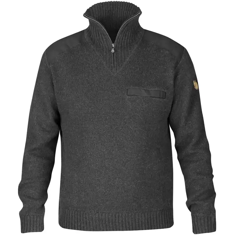 Fjällräven Koster Wollpullover Dark Grey- S