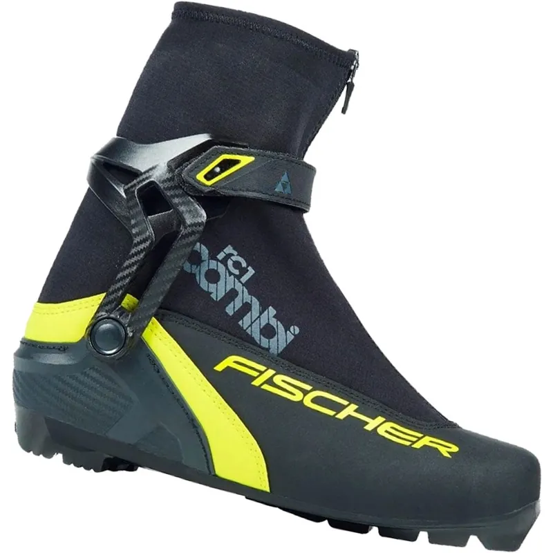 Fischer RC 1 Combi Langlaufschuhe Black/Yellow-9