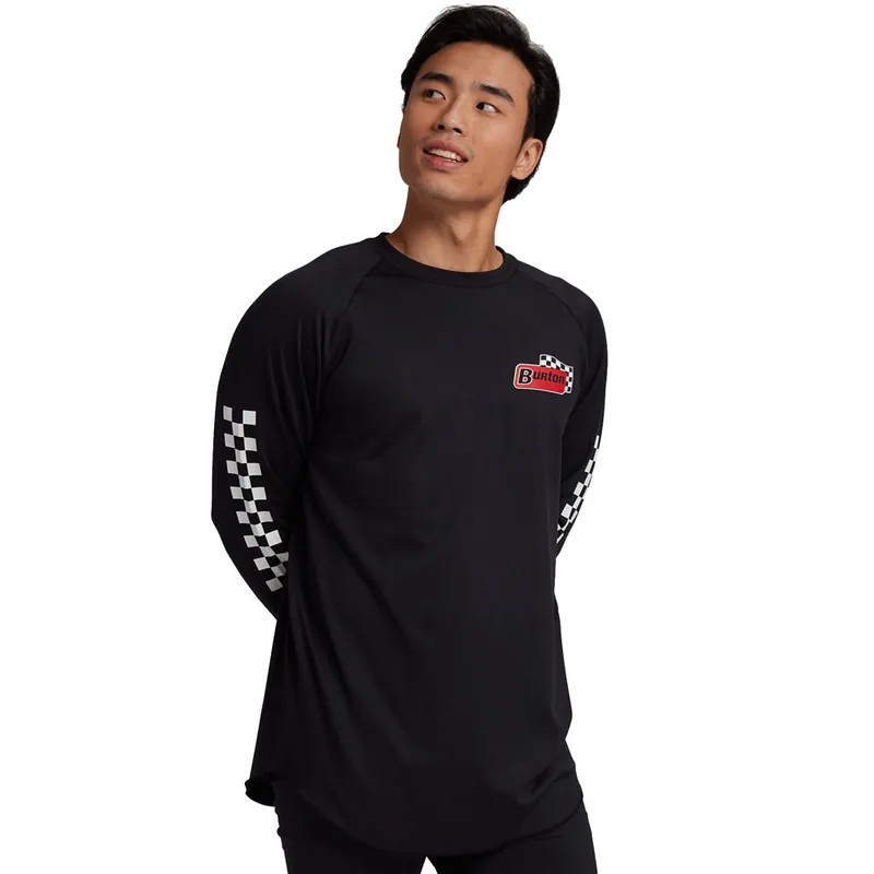 Burton Roadie Tech Langarm-Funktionsshirt True Black- S