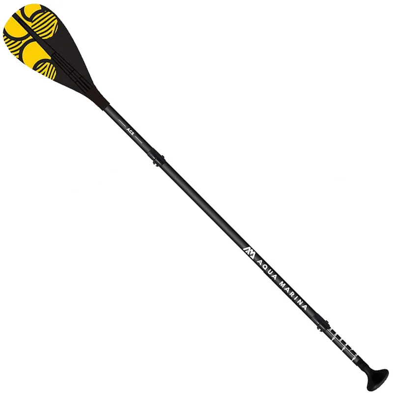 Aqua Marina Ace Aluminium Kids SUP-Board-Paddel Black/Yellow-