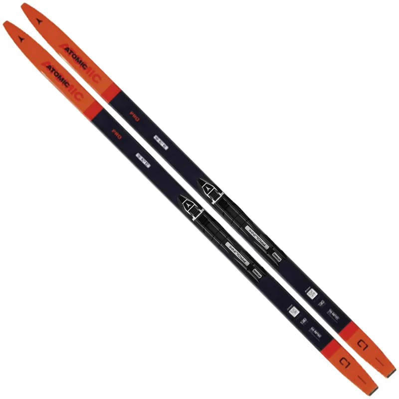 Atomic Pro C1 Skintec Junior Kinder-Langlaufski Red/Black/White-