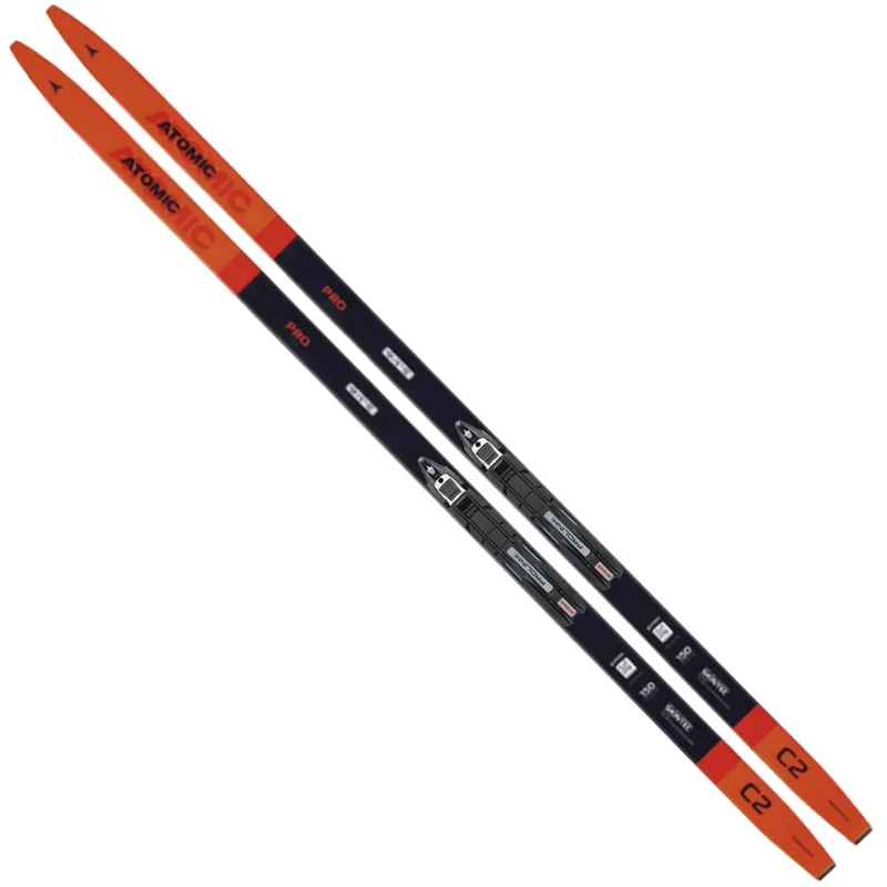 Atomic Pro C2 Sknitec Junior Kinder-Langlaufski Red/Black/White-