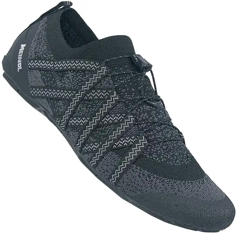 Meindl Pure Freedom Barfuss-Schuhe Schwarz/Silber-9