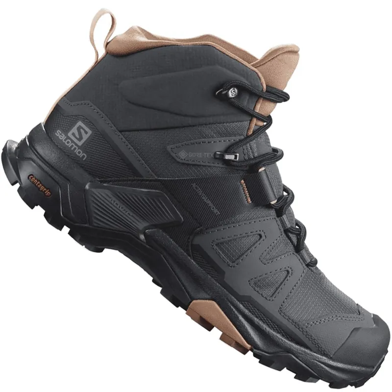 Salomon X Ultra 4 Mid Gore-Tex Outdoorschuhe Ebony/Mocha Mousse- 37 1/3 - Nur noch 1 auf Lager