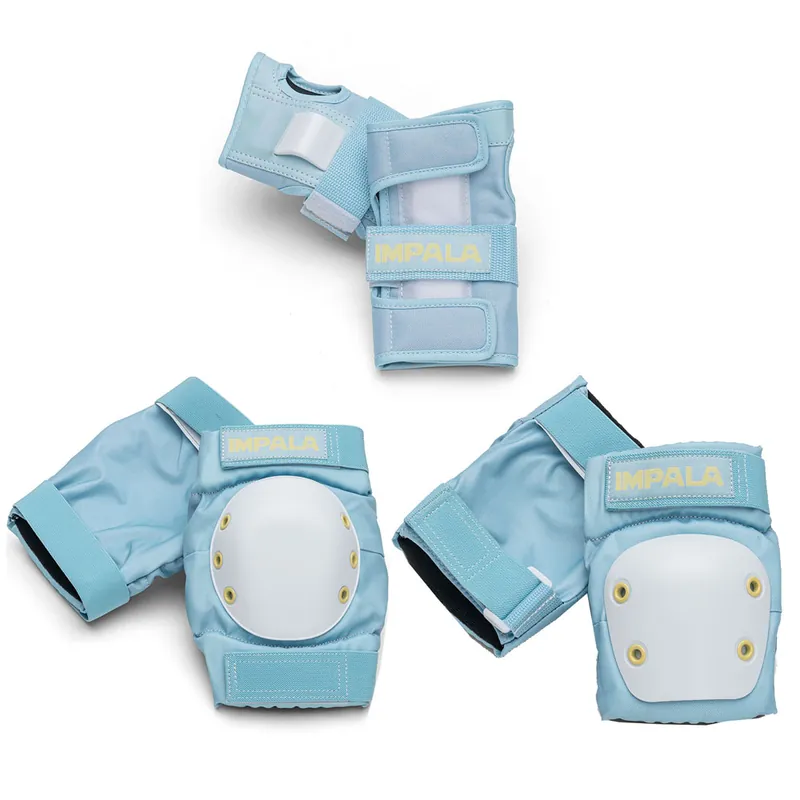 Impala Adult Protective Pack Protektoren-Set Sky Blue/Yellow- M