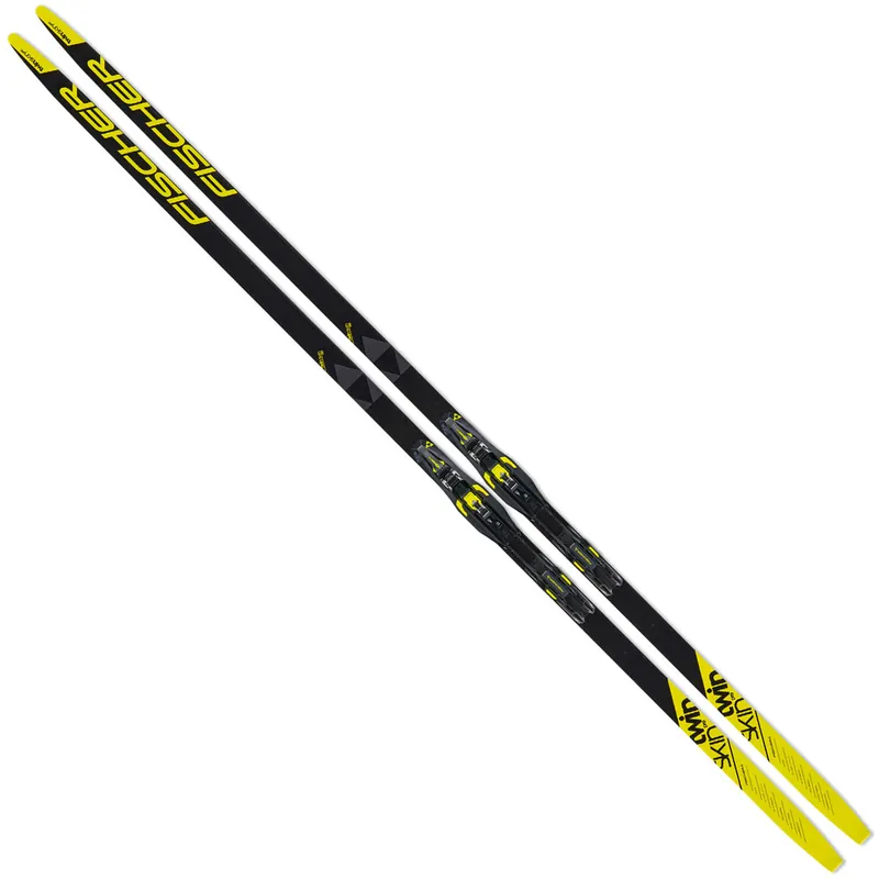 Fischer Twin Skin Pro Stiff Langlaufski Black/Yellow-