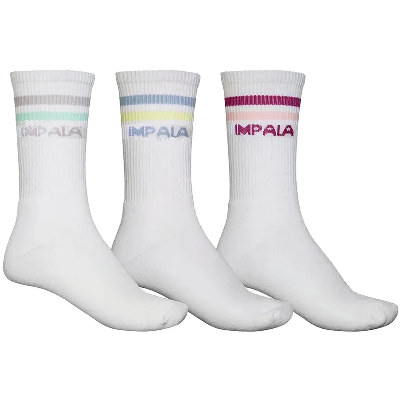 Impala Stripe 3 Pack Socken Pastel-