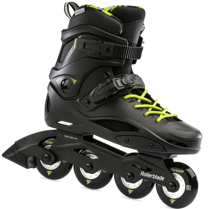 Rollerblade RB Cruiser Inline Skates Black/Neon Yellow- 36.5 - Nur noch 1 auf Lager