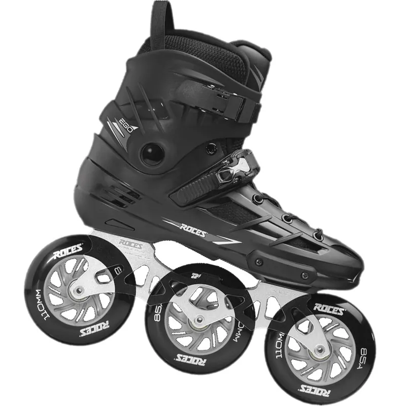 Roces EGO 3X110 TIF Inliner mit 3 Rollen Black/Silver- 36 - Nur noch 1 auf Lager