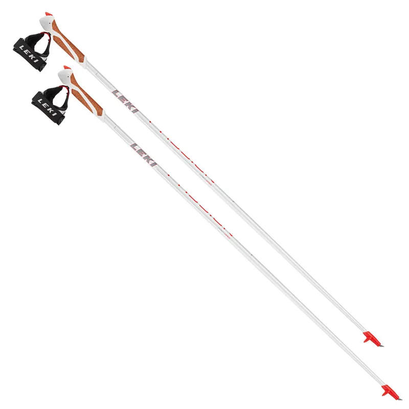Leki Passion Walking-Stöcke Weiss-