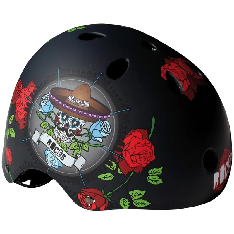 Roces Calavera Skatehelm Black- S