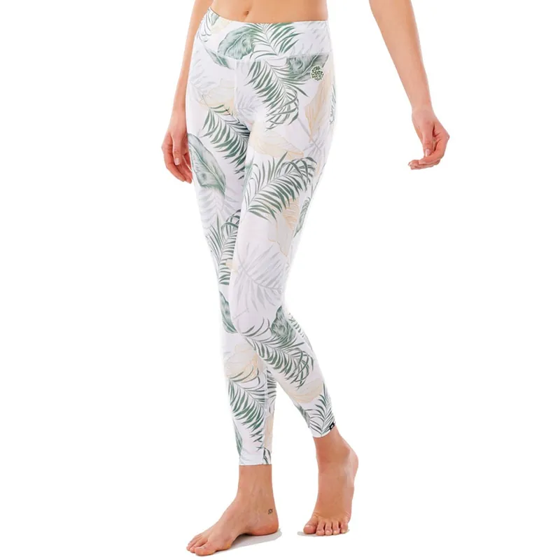 Rip Curl Coastal Palms UV Surf Surfhose White-9