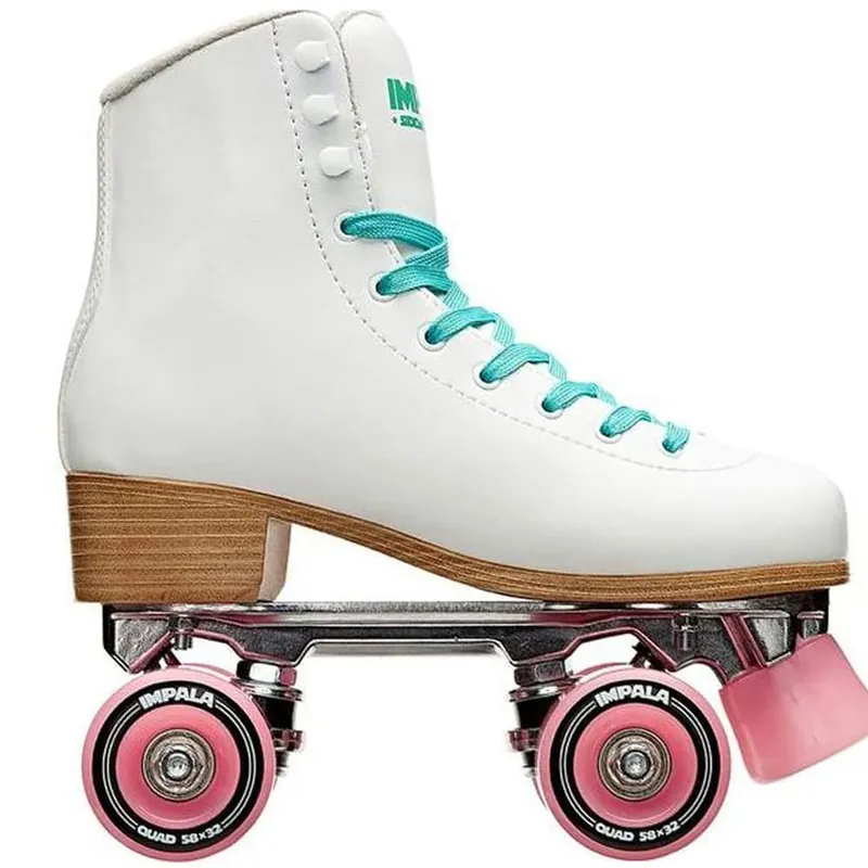 Impala Quad Skates Rollerskates White- 36