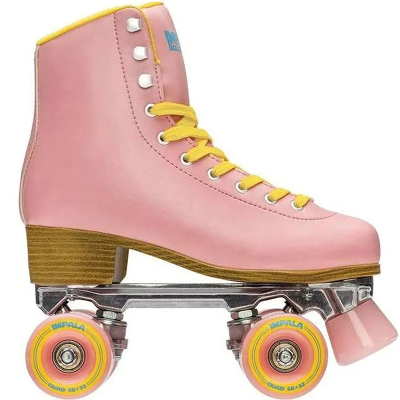 Impala Quad Skates Rollschuhe Pink/Yellow- 35 - Nur noch 1 auf Lager