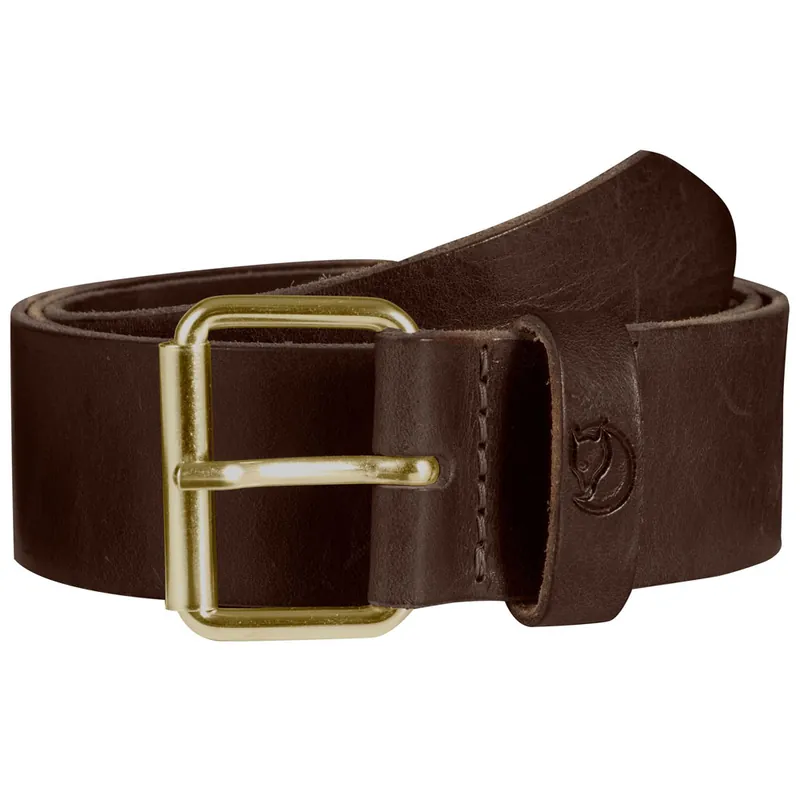 Fjällräven Singi Belt 4 cm Ledergürtel Leather Brown-