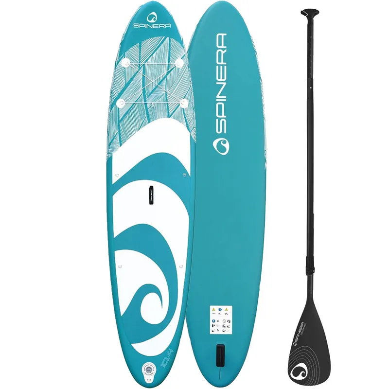Spinera Lets Paddle Set 10'4'' Stand Up Paddle Board Set Teal-