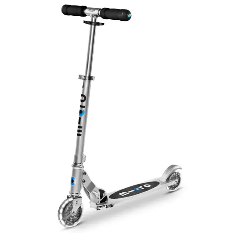 Micro Sprite LED Scooter Silver Matte-