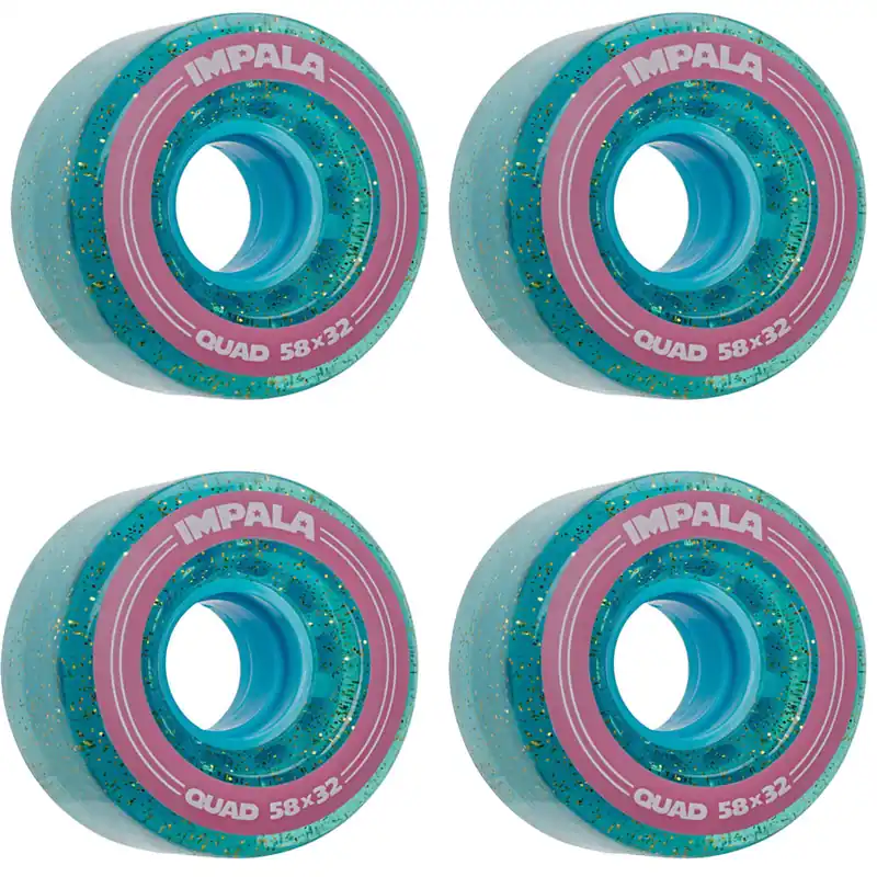 Impala Replacement Wheels Rollschuh-Rollen Holographic Glitter-