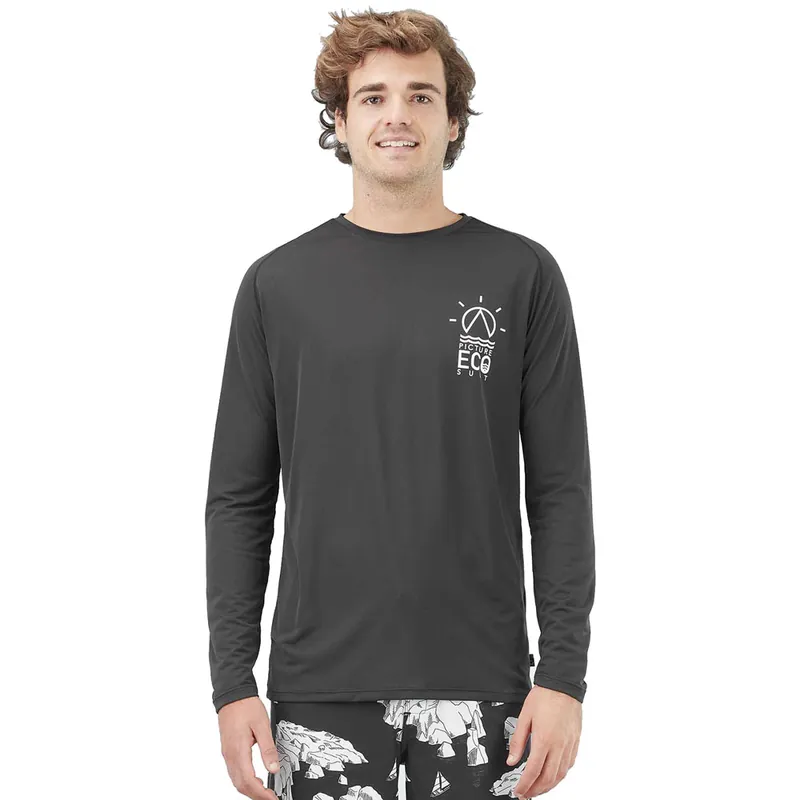 Picture Damien Longsleeve Surf Surfshirt Black-