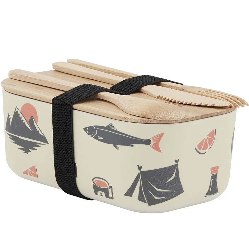 Picture Ebi Bento Set Brotbüchse mit Besteck Fooding-